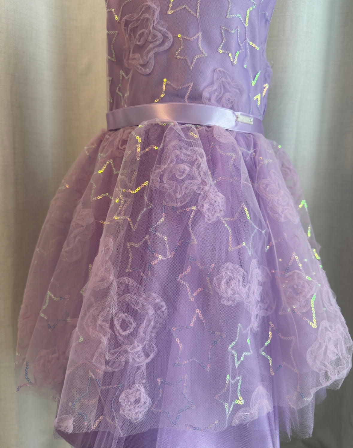 Estrellas de Lavanda Dress(pedir una talla más grande)