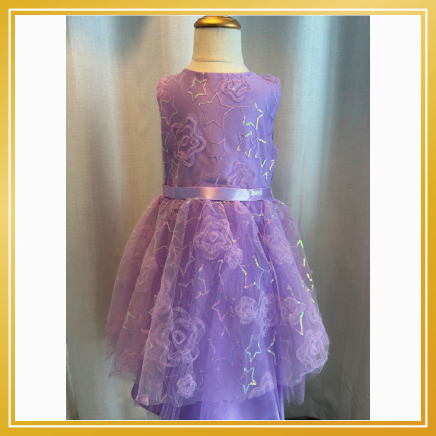 Estrellas de Lavanda Dress(pedir una talla más grande)