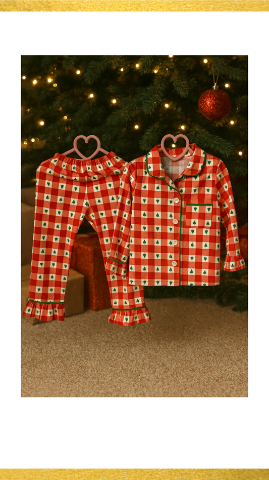 Pijama infantil Navideña estilo clásico